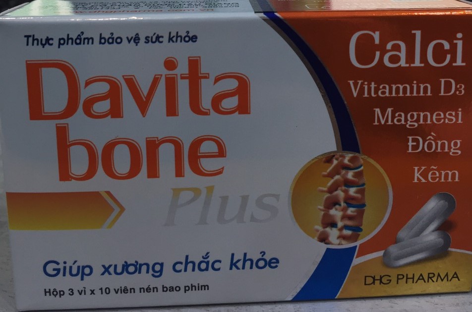 [T06360] Davita Bone Plus Hậu giang (H/30v) 