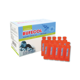 [T06522] Bufecol Ibuprofen 100mg/5ml Hà Nam (H/20o/10ml) Date 06/2026