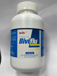 [T06580] Biviflu paracetamol 500mg Reliv (Lọ/500v)