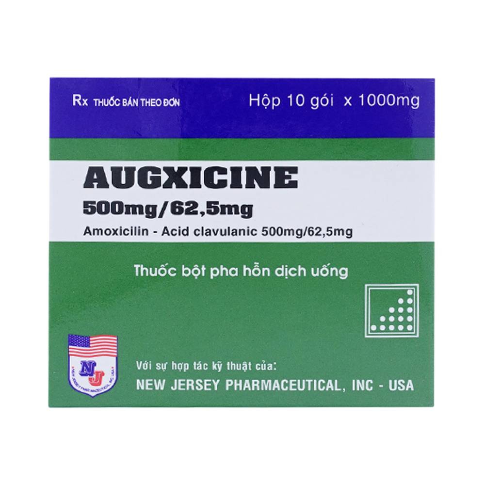 [T06589] Augxicine 500mg/62.5mg Vidipha (H/10gói)