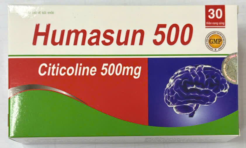 [T06594] Humasun 500 citicoline 500mg Thacophar (H/30v) (Hunasun)