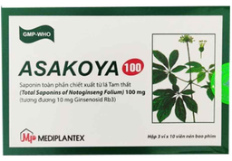 [T06664] Asakoya saponin 100mg Mediplantex (H/30v)