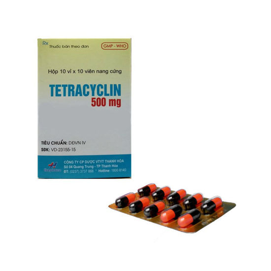 [T06728] Tetracyclin 500mg Thanh Hóa (H/100v)