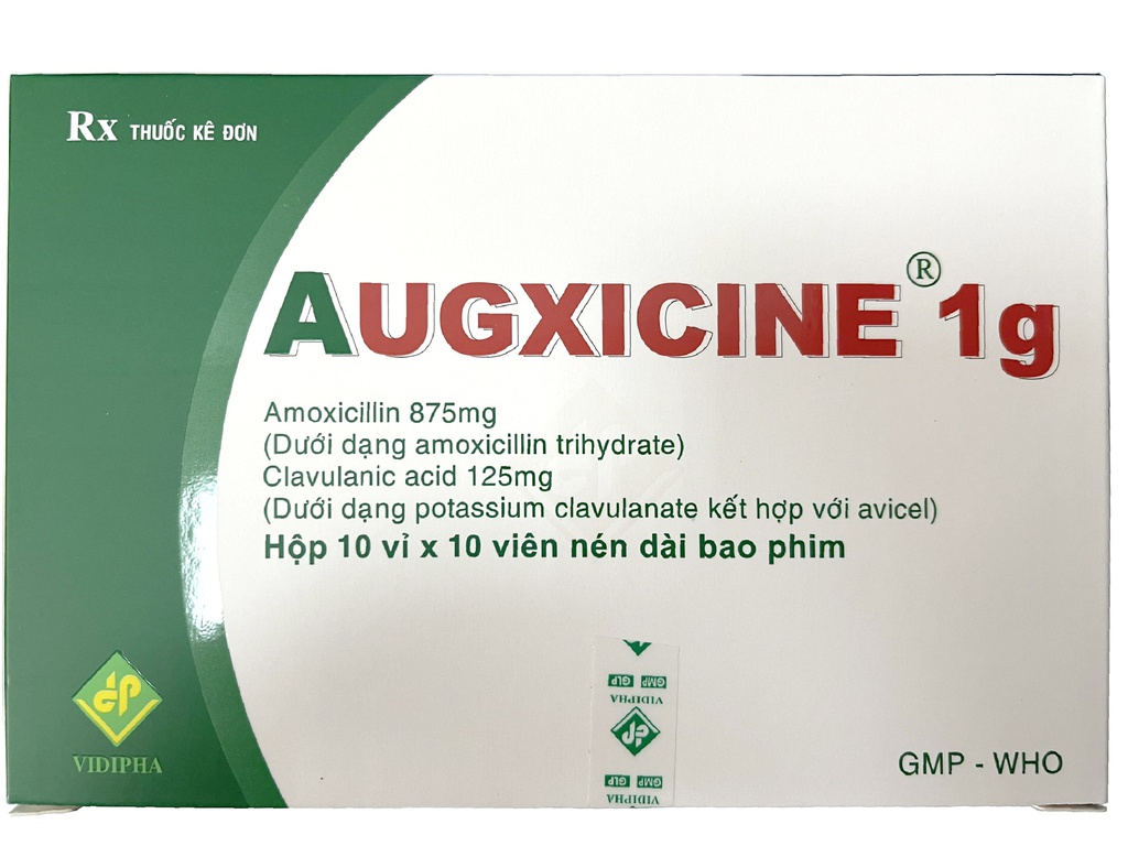 [T06890] Augxicine 1g Vidipha (H/100v) Date 12/2027