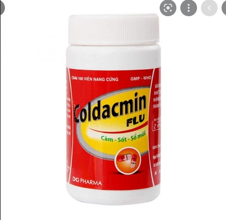 [T06961] Coldacmin Flu DHG Hậu Giang (Lọ/100v)