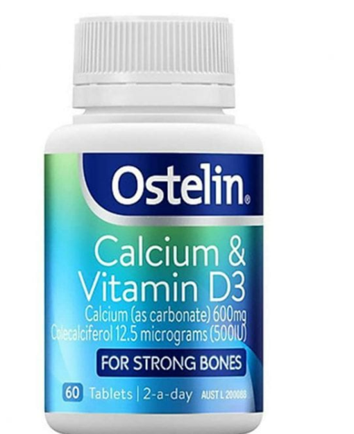 [T07135] Ostelin calcium & vitamin D3 Úc (Lọ/60v)