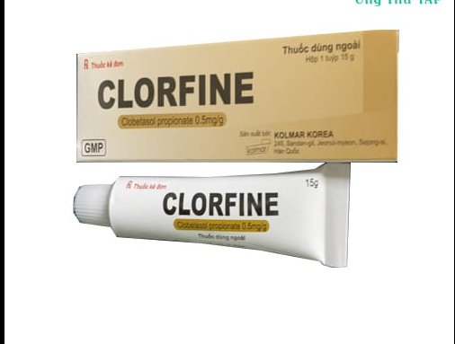 [T07222] Clorfine clobetasol propionate 0.5mg/g Hàn Quốc (Tuýp/15g)