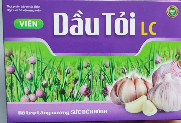 [T07257] Viên Dầu Tỏi LC Vipharco (H/50v) Date 02/2025