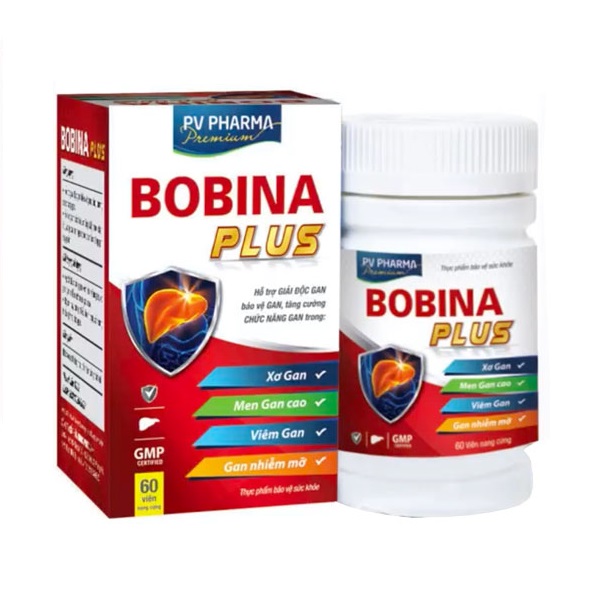 [T07260] Bobina Plus Chữa Viêm Gan Dược Phúc Vinh (Lọ/60v)