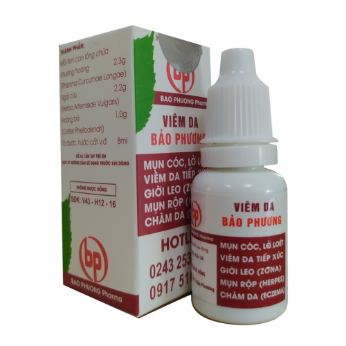 [T07261] Viêm Da Bảo Phương (Lọ/8ml) 
