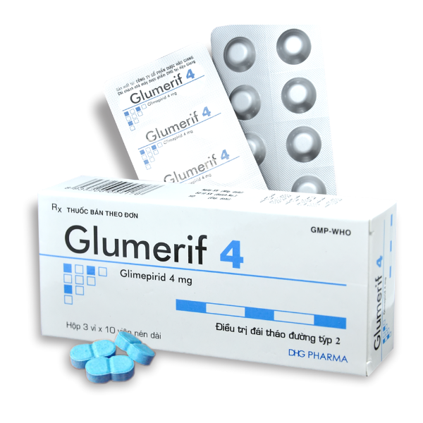 [T07283]  Glumerif 4mg DHG Hậu Giang (H/30v)