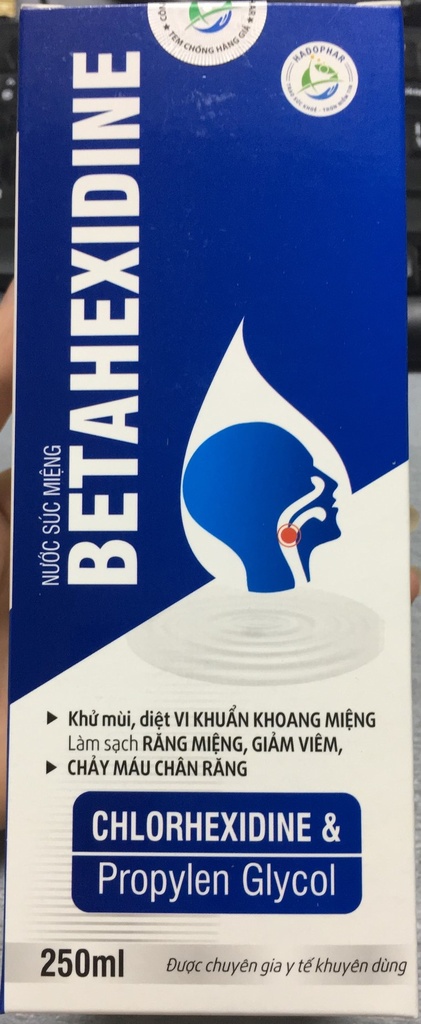 [T07356] Betahexidine nước súc miệng SJK (Chai/250ml)
