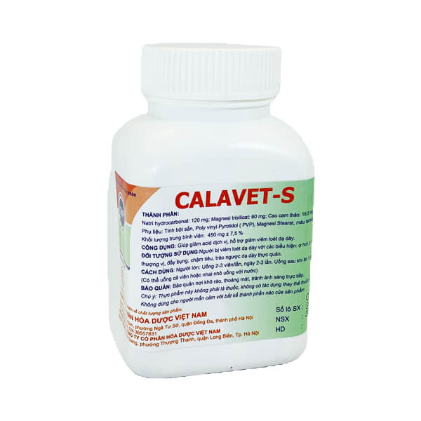 [T07358] Calavet S Hoá Dược (Lọ/350v)