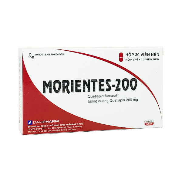 [T07414] Morientes 200 quetiapin 200mg Davipharm (H/30v)
