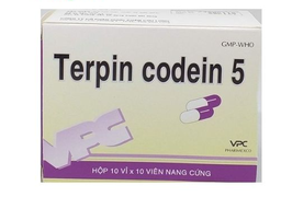 [T07421] Terpin Codein 5 Cửu Long (H/100v) Date 08/2025