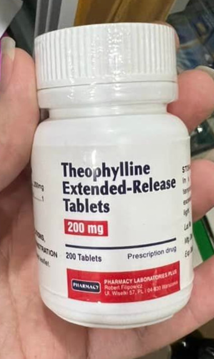 [T07492] Theophylline extended release tablets 200mg Pharmacy (Lọ/200v)