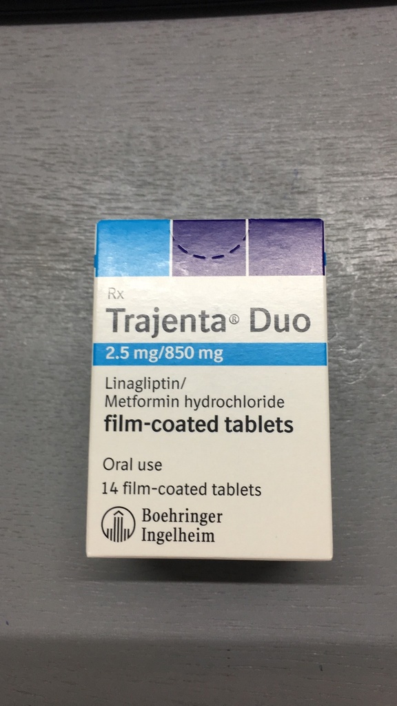 [T07506] Trajenta duo 2.5mg/850mg Boehringer Ingelheim (Lọ/14v) Date 09/2026