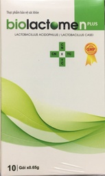 [T07536] Biolactomen Plus men tiêu hóa Napharco (H/10gói/0.65g) 
