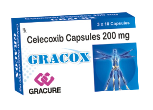 [T07614] Gracox celecoxib 200mg Ấn Độ (H/30v)