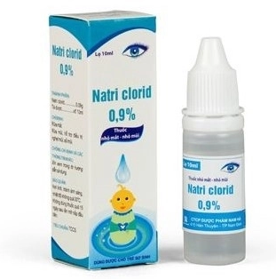 [T07631] Natri clorid 0.9% Nam Hà (Cọc/10lọ/10ml) 