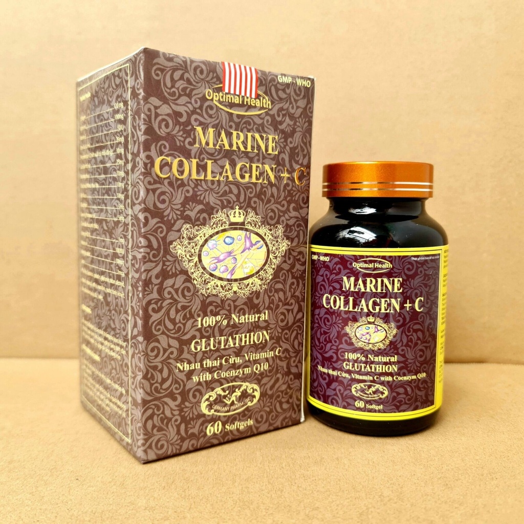 [T07714] Marine Collagen C Glutathion Nhau Thai Cừu MediUSA (Lọ/60v) date 01/2026