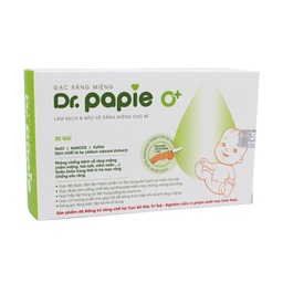 [T07715] Dr Papie gạc răng miệng cho bé Starmed (H/30gói)