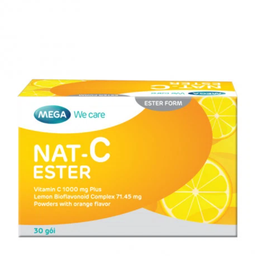 [T07741] NAT C Ester vitamin C 1000mg Mega (H/30gói)