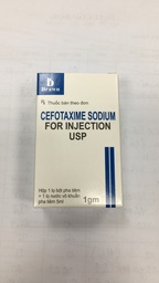 [T07797] Cefotaxime Sodium For Injection USP Brawn (H/2lọ) Date 01/2025
