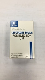 [T07797] Cefotaxime Sodium For Injection USP Brawn (H/2lọ)