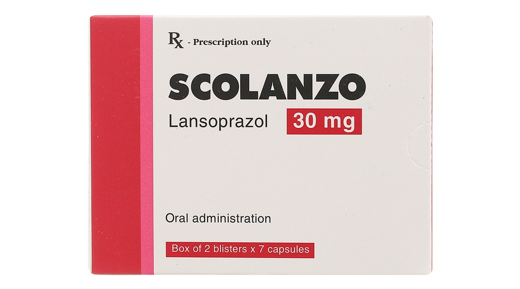 [T07843] Scolanzo Lansoprazol 30mg Tây Ban Nha (H/14v) Date 09/2027