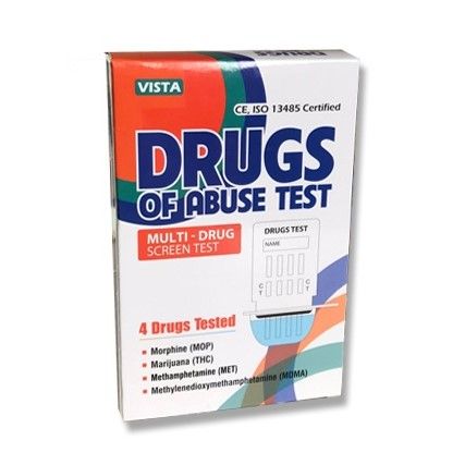 [T07862] Drugs of abuse test ma túy 4 chân Vista (H/1que) trắng