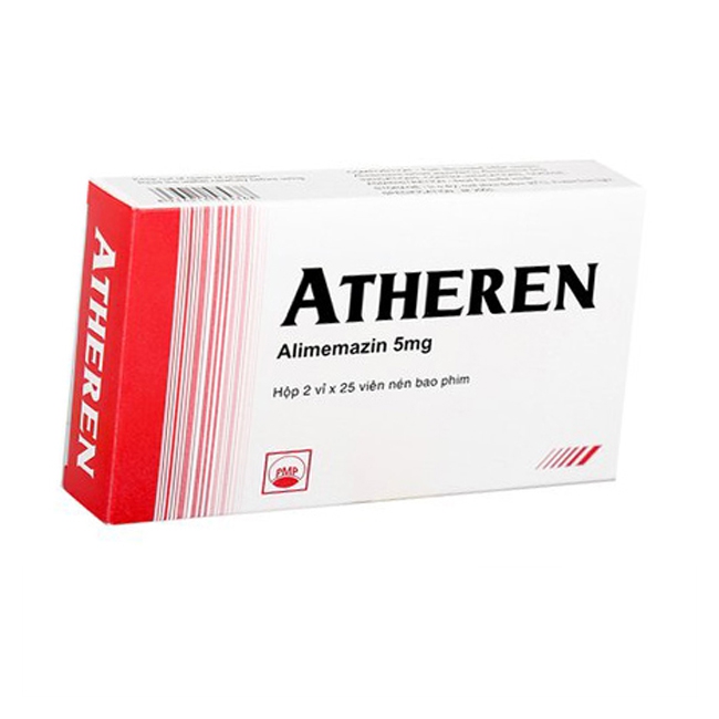 [T07875] Atheren Alimemazine 5mg Pymepharco (H/50v) Date 08/2027