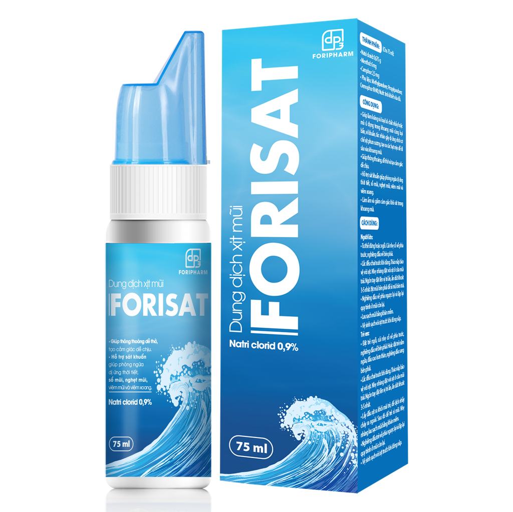 [T07997] Forisat dung dịch xịt mũi Forifarm (Lọ/75ml) date 12/2024