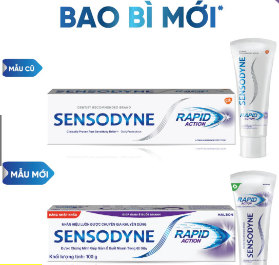 [T08036] Sensodyne Rapid action GSK (Tuýp/100g)
