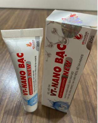 [T08045] VT - Nano Bạc gel bôi da Vũ Thịnh (Tuýp/20g)