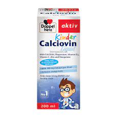 [T08184] Kinder Calciovin Liquid bổ sung canxi Đức (Lọ/200ml) date 12/2024