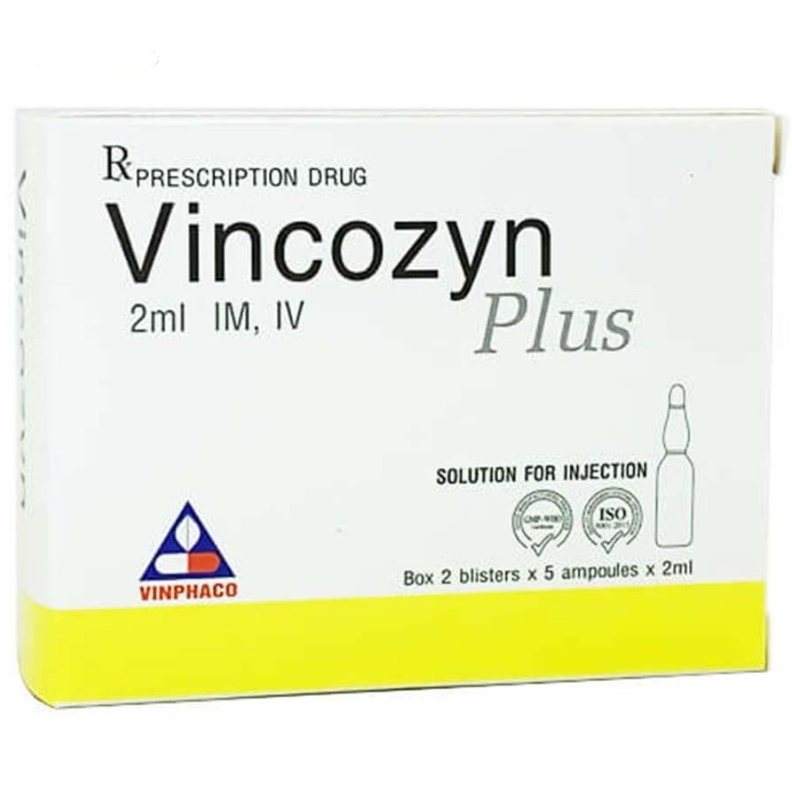 [T08206] Vincozyn Plus dung dịch tiêm Vĩnh Phúc (H/10ống/2ml)