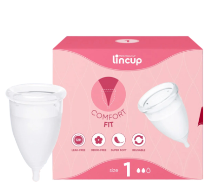 [T08291] Cốc nguyệt san Lincup size 1 Hoa Kỳ (H/1cái)