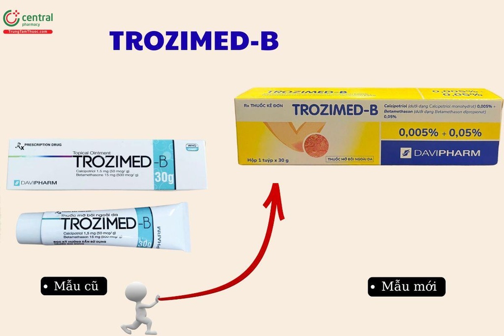 [T08311] Trozimed B 30g Davipharm (Tuýp/30g)