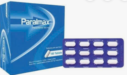 [T08496] Paralmax Paracetamol 500mg Boston (H/180v) Xanh dương 