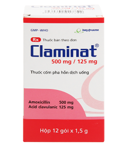[T08521] Claminat 500mg/125mg Imexpharm (H/12 gói) Date 08/2027