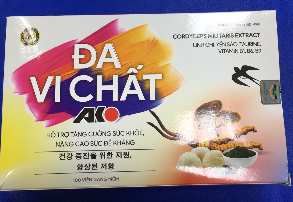 [T08539] Đa vi chất Ako Akopha Pháp (H/60v)