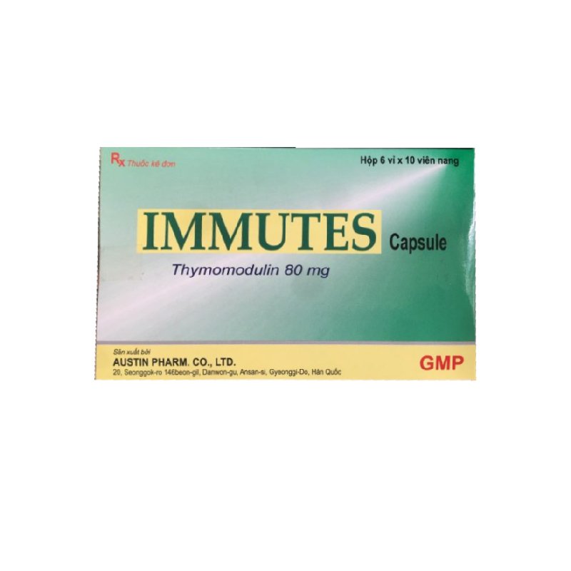 [T08648] Immutes Thymomodulin Viên Nang Hàn Quốc (H/60v) Date 08/2026