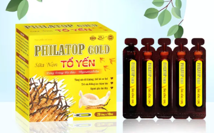 [T08768] Philatop Gold Sữa non Tổ Yến Daewoong Korea (H/20o/10ml) vàng