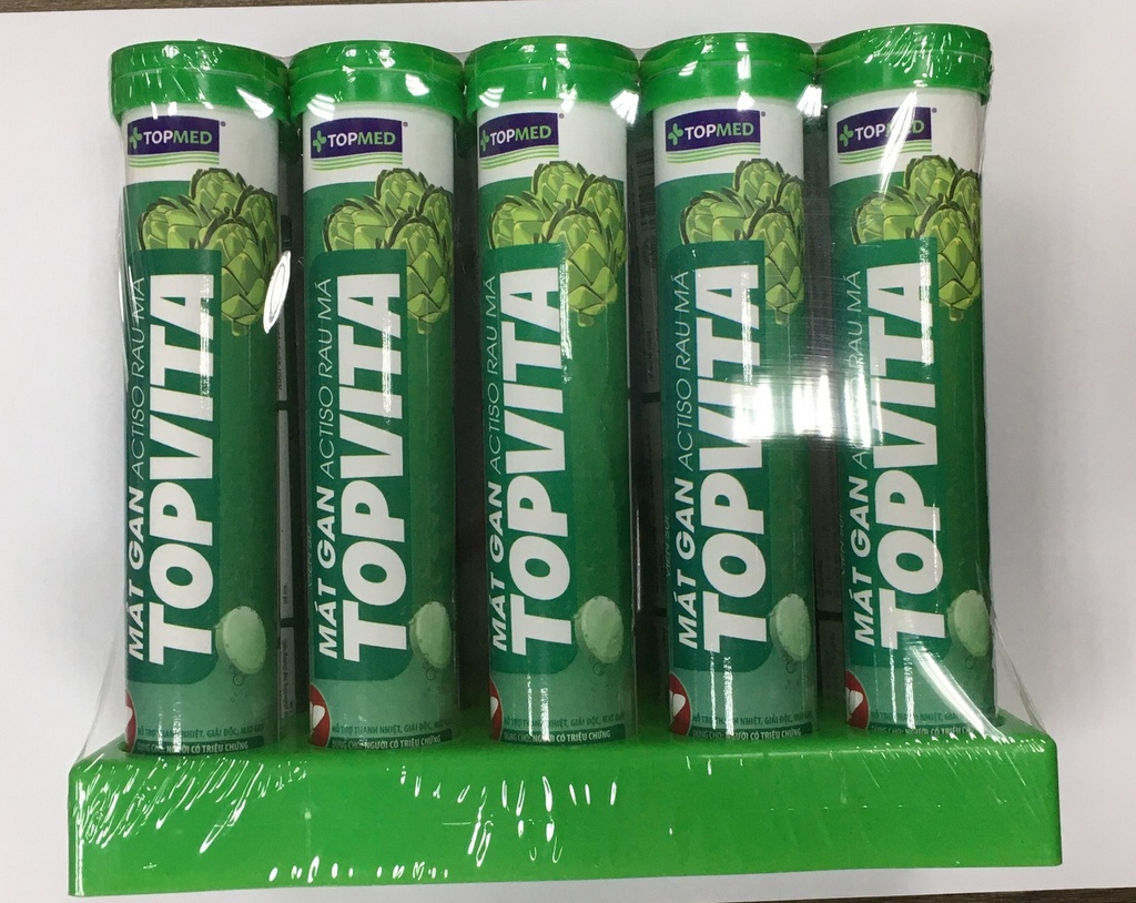 [T08839] Topvita mát gan actiso rau má Topmed (Tuýp/20v) Date 05/2026