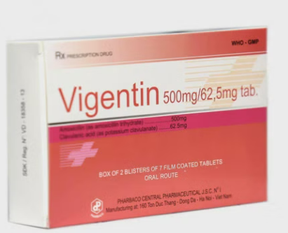 [T09129] Vigentin 500/62.5  TW1 Pharbaco (H/14v)