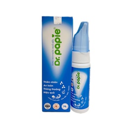 [T09168] Dung dịch nước muối biển Dr.papie (Chai/70ml) dạng xịt 