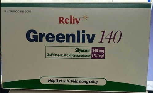 [T09292] Greenliv 140 Silymarin 140mg Reliv Pharma (H/30v)