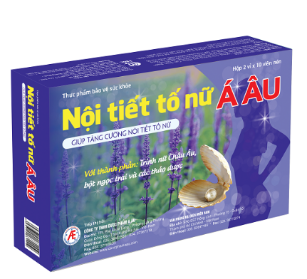 [T09388] Nội Tiết Tố Nữ Á Âu ( Hộp/20v)