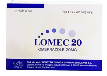 [T09392] Lomec omeprazole 20mg Tây Ban Nha (H/28v) Date 01/2027